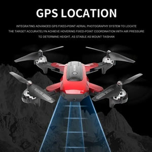 GPS Drone Follow Me WiFi Quadcopter Helicóptero 4K Cámara Plegable Altitud Sostener Transmisión En Tiempo Real Control