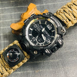 SHIYUNME-reloj de cuarzo deportivo para hombre, cronógrafo militar de lujo con brújula, resistente al agua
